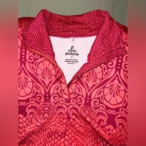 prAna Spitfire 1/4 Zip Long Sleeve lightweight stretch Dress​ Size S